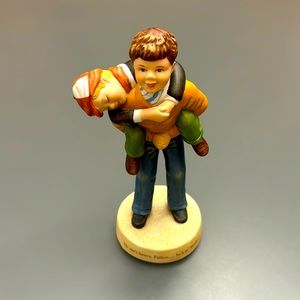 Brothers Figurine piggy back ride by Father Flanagan “He ain't heavy, Father…”